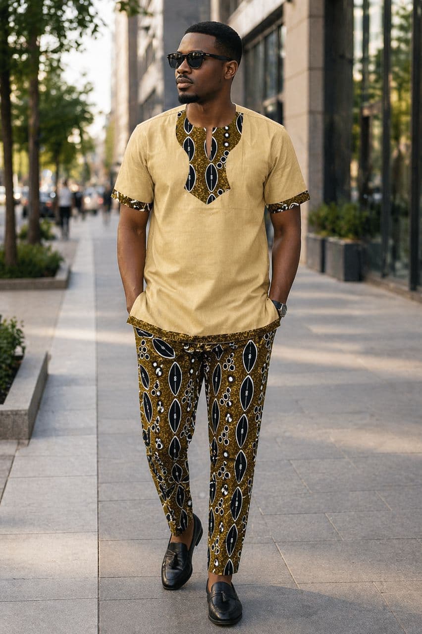 Ensemble chemisette et pantalon