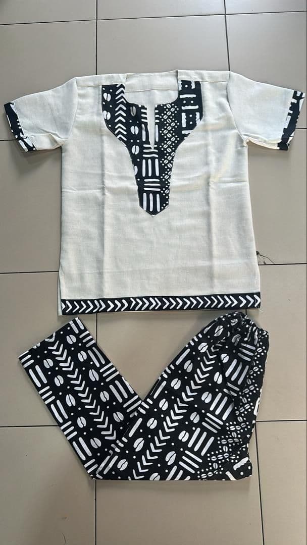 Ensemble chemisette en lin et wax